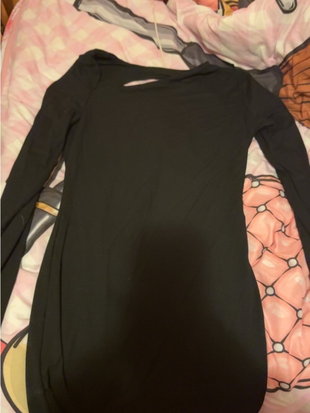 Women's Black Long Sleeve Bodycon Dress Oh Polly